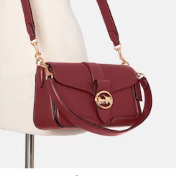 🧡🔥cherry Georgie Shoulder Bag NWT week end, young  and party outfit - Picture 6 of 7